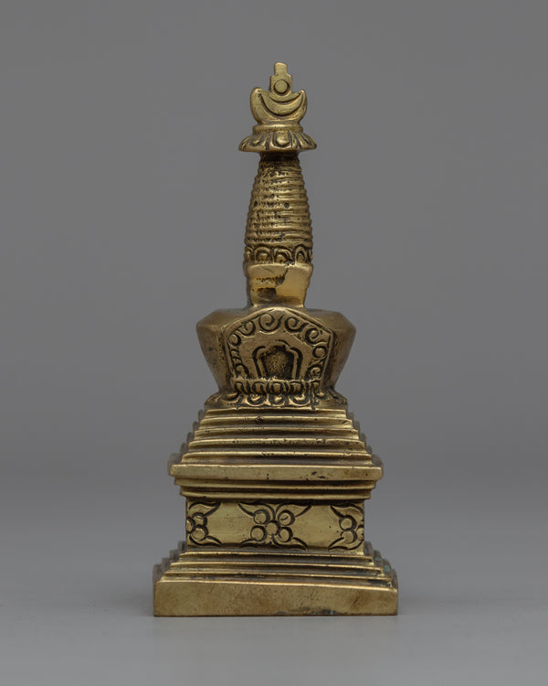 Buddhist Brass Stupa