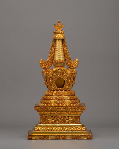 Tibetan Lotus Blossom Stupa