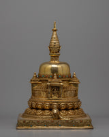  Handmade Stupa Statue