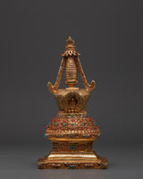 Tibetan Buddhist Stupa Statue