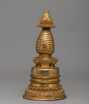 Traditional Buddhist Handmade Kadampa Stupa
