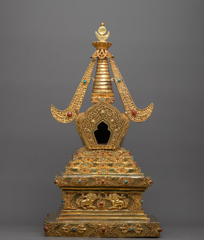 Buddhist Temple Stupa