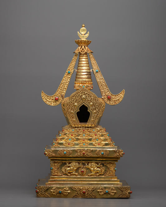 Buddhist Temple Stupa