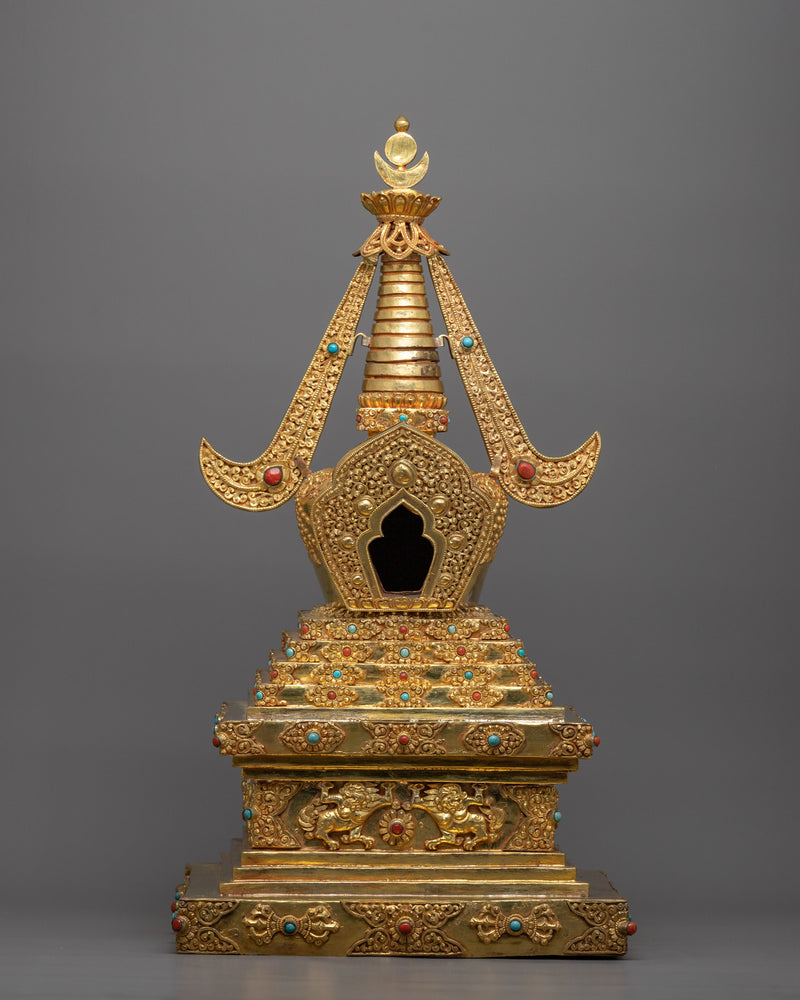 Buddhist Temple Stupa