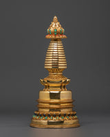 Nepalese copper stupa