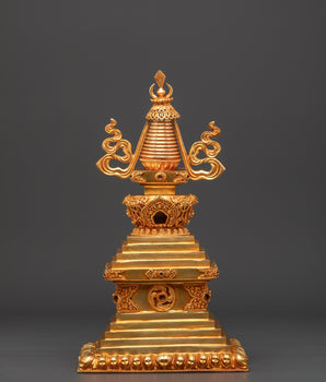 Sacred Traditional Buddhist Stupa