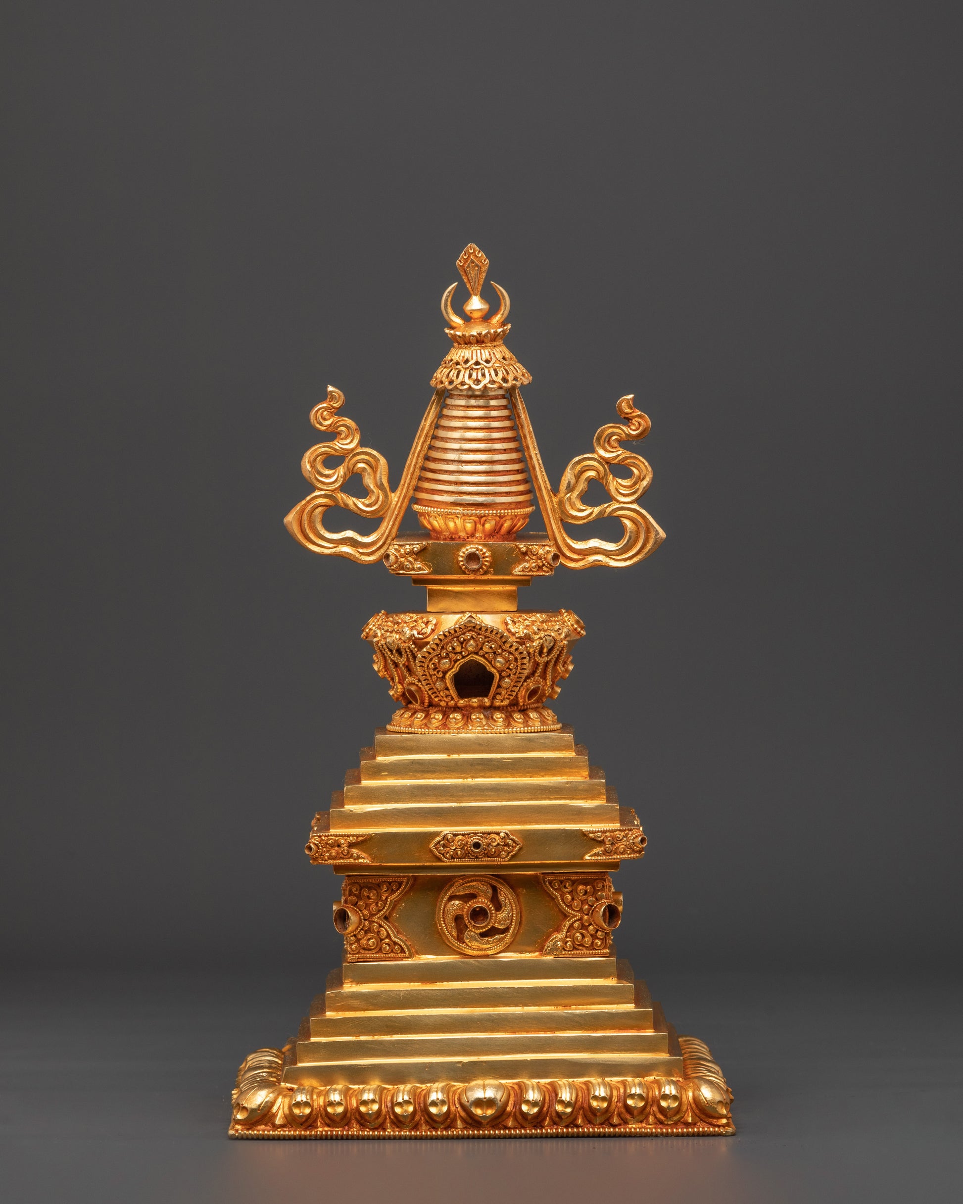 Sacred Traditional Buddhist Stupa