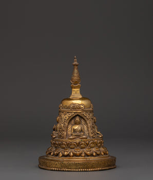handcrafted-brass-buddhist-stupa