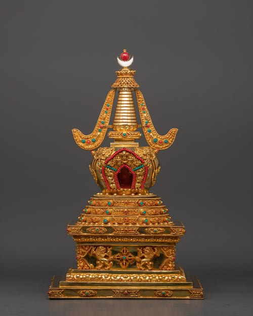 Buddhist Tibetan Religious Stupa | Perfect for Buddhist Altars