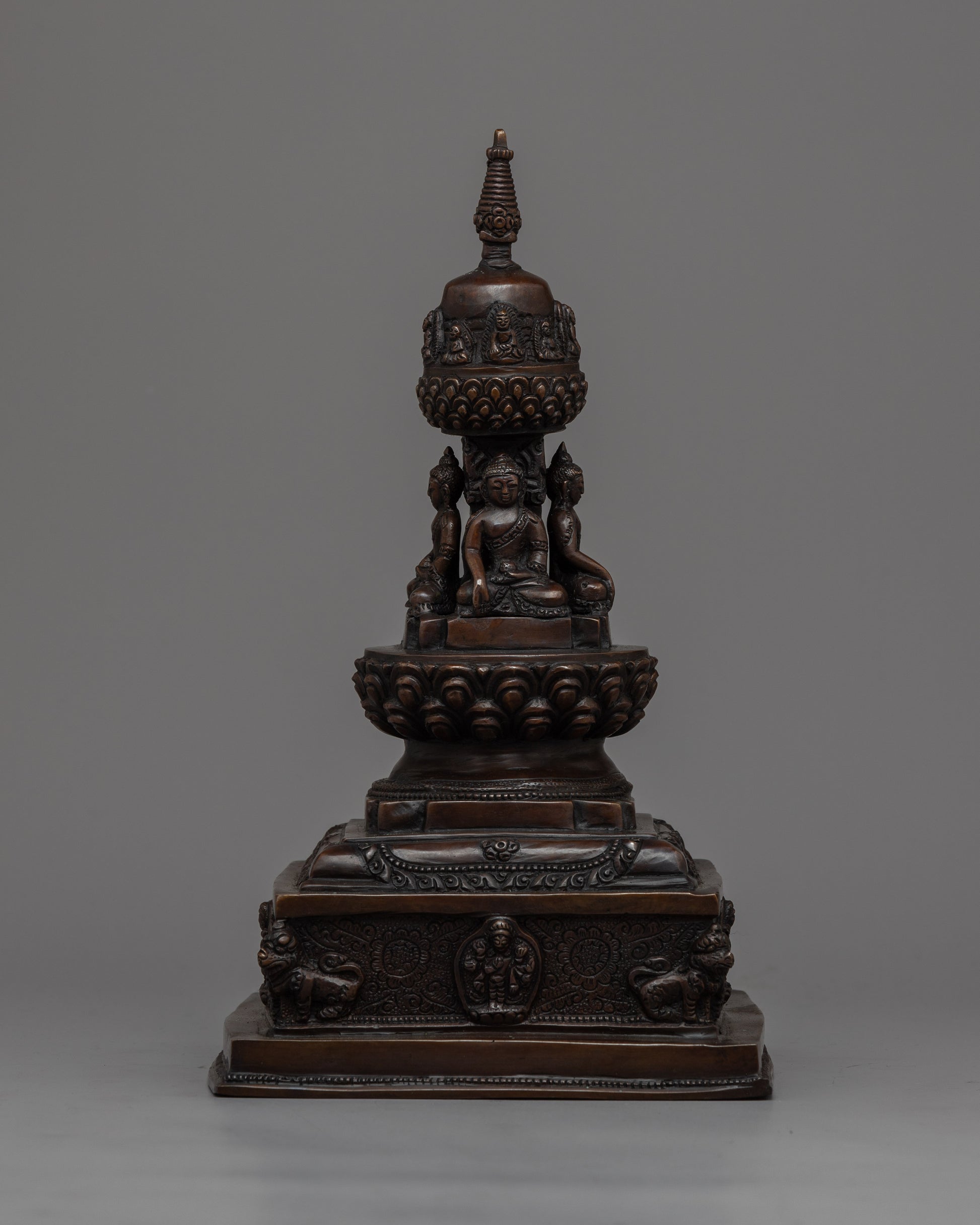 28"cm Tibetan Buddhist Stupa