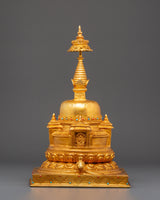 Golden Stupa for Ritual Ceremonies