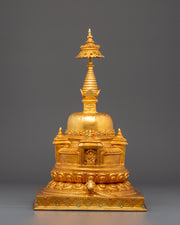 Golden Stupa for Ritual Ceremonies