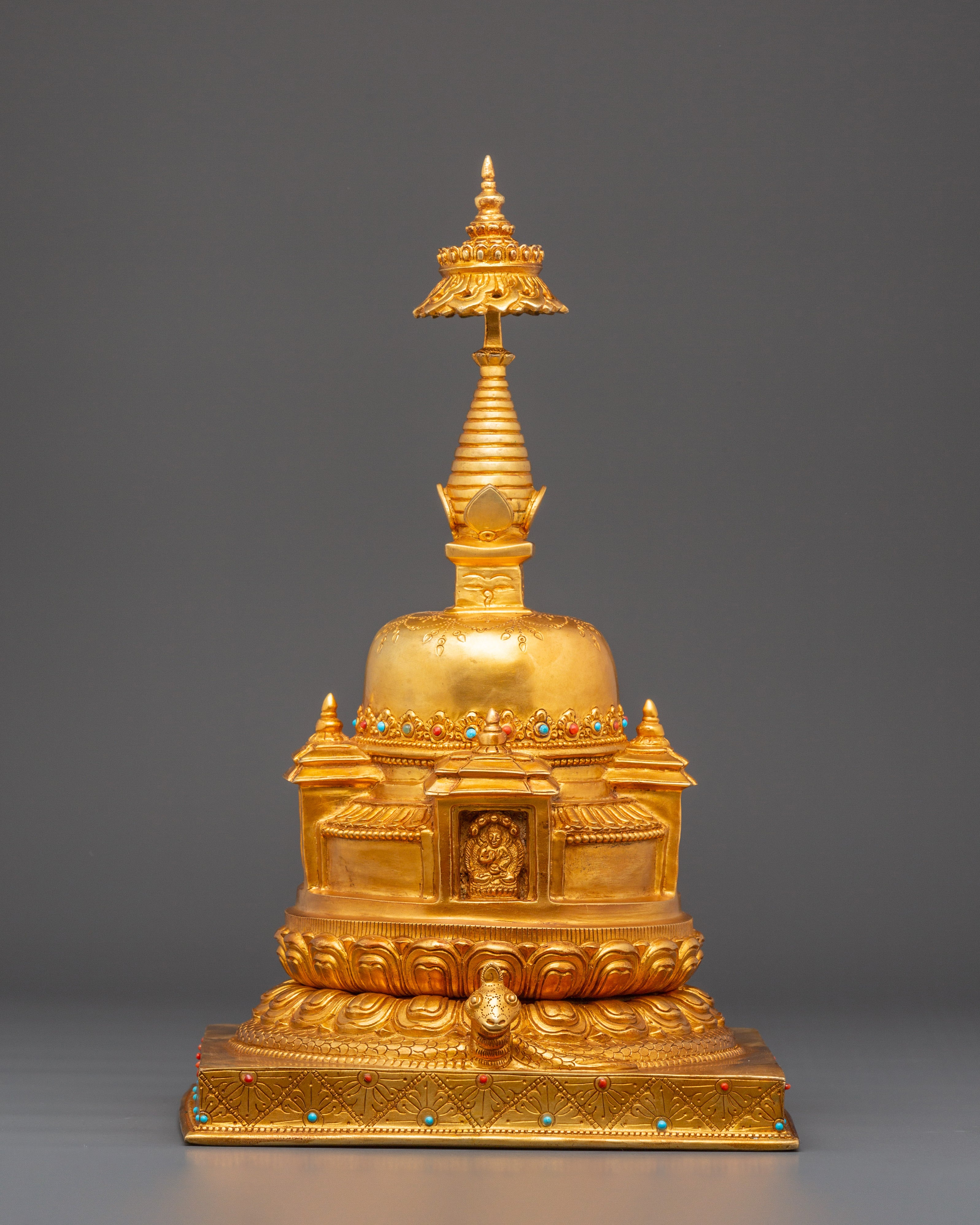 Golden Stupa for Ritual Ceremonies