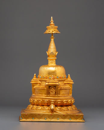 Golden Stupa for Ritual Ceremonies