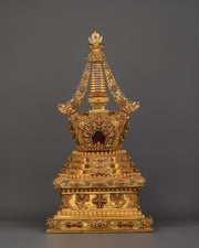 stupa-with-gold-plating