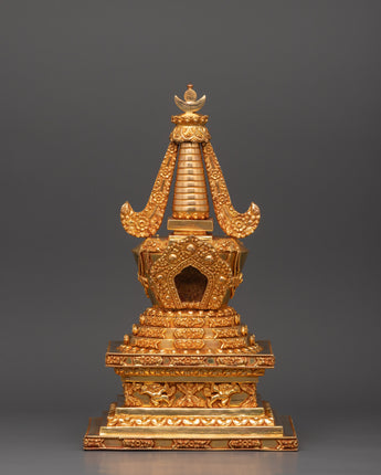 beautiful-gold-plated-stupa