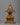 Copper Stupa Statue with 24K Gold Plated