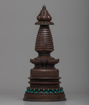 Home Decor Copper Stupa