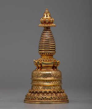 Exquisite Copper Stupa