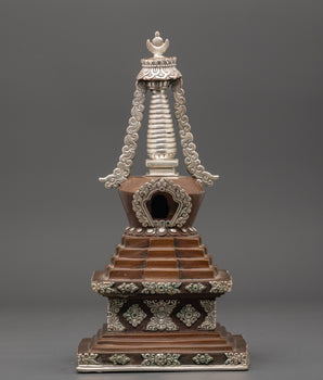 Handcrafted Himalayan Stupa Figurine