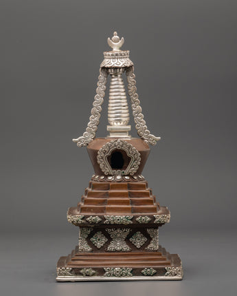 Handcrafted Himalayan Stupa Figurine