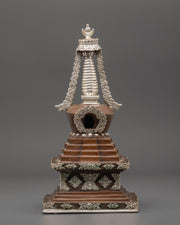 Handcrafted Himalayan Stupa Figurine
