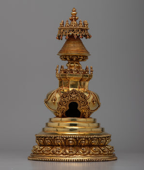 Larger Copper Kadampa Stupa