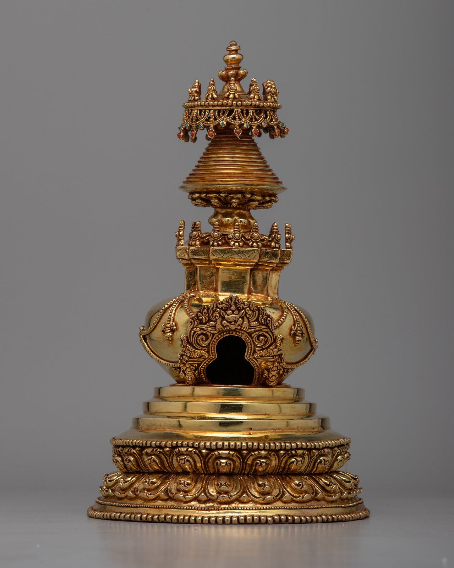 Larger Copper Kadampa Stupa