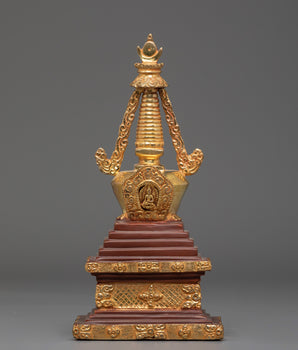Tibetan Handmade Buddhist Stupa