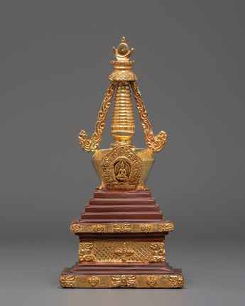 Tibetan Handmade Buddhist Stupa