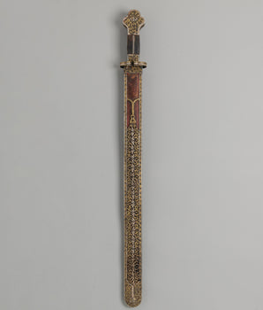 Ritual Sword with Brass Inlays