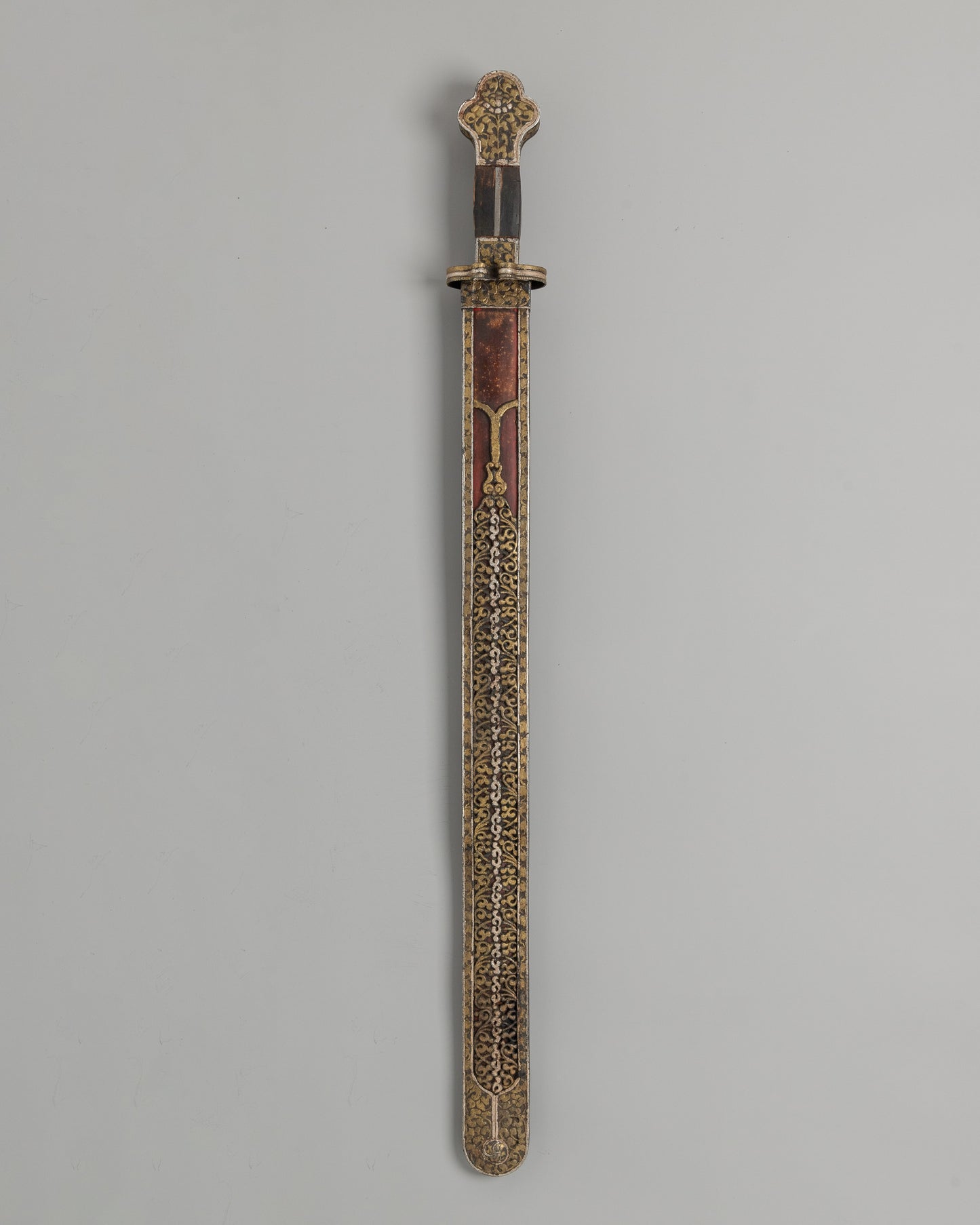 Ritual Sword with Brass Inlays