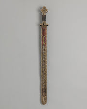 Ritual Sword with Brass Inlays