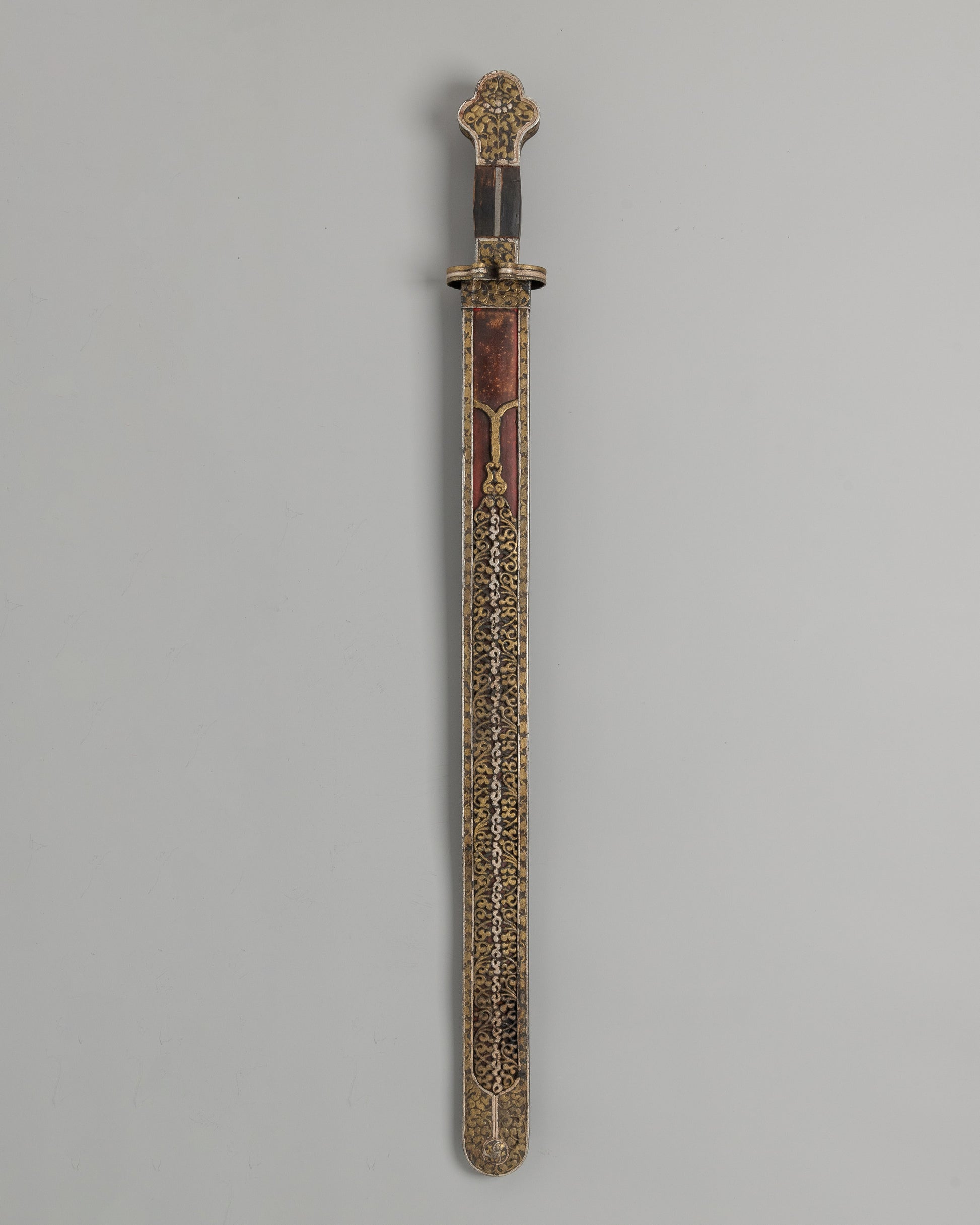 Ritual Sword with Brass Inlays