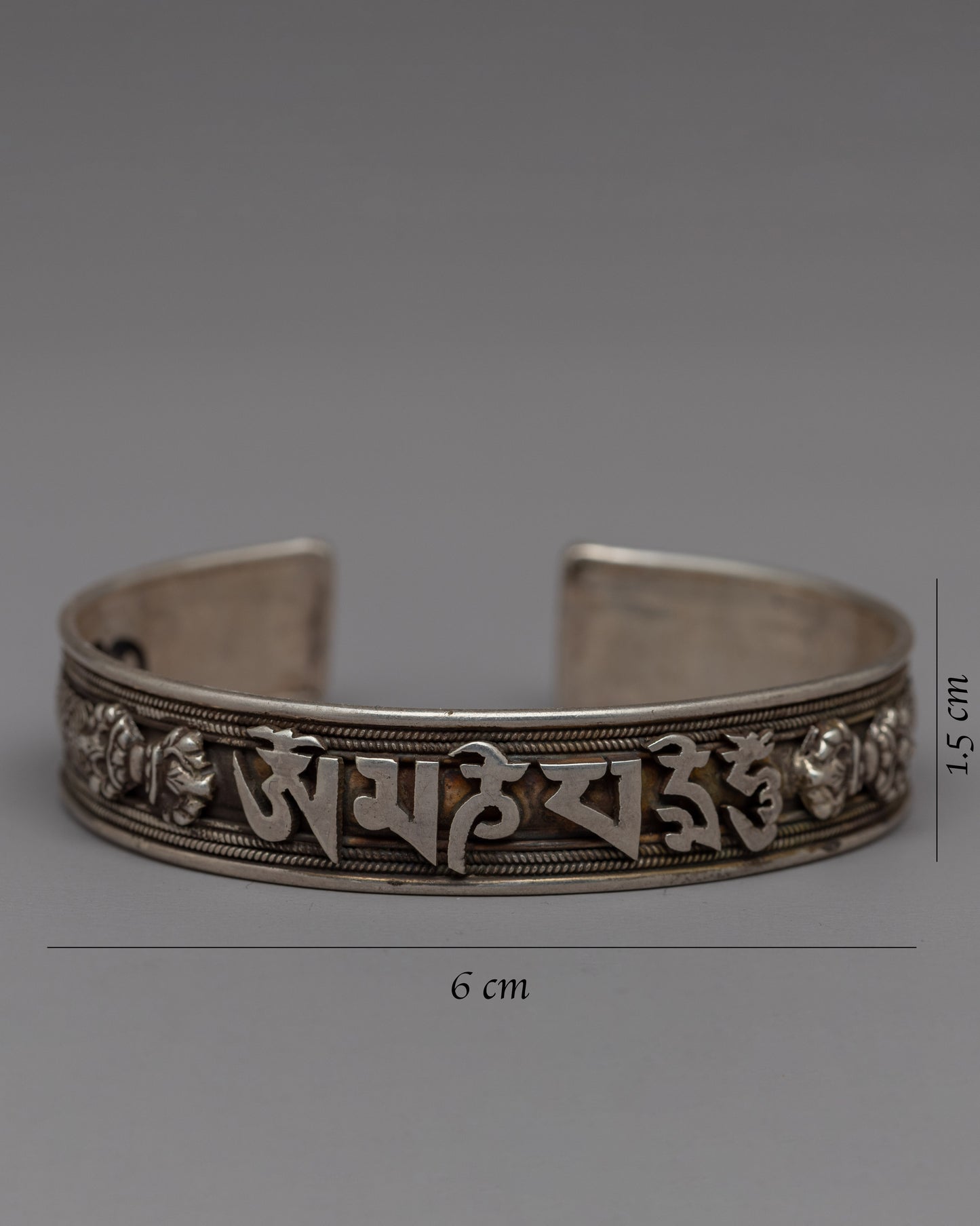 Handmade Tibetan Silver Cuff Bracelet | Exquisite Artistry and Timeless Elegance