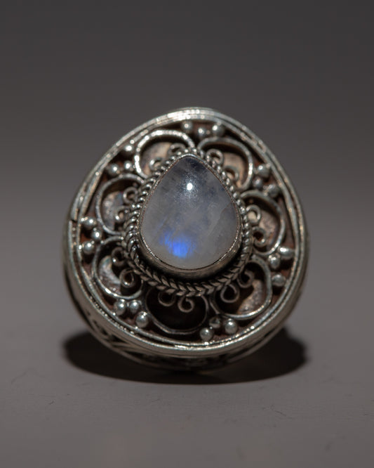 Moon Stone Ring