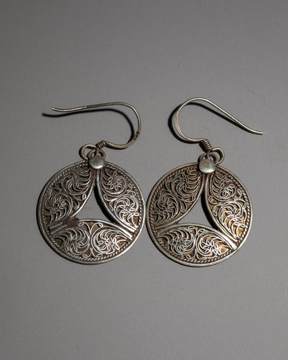 Round Dangle Earring