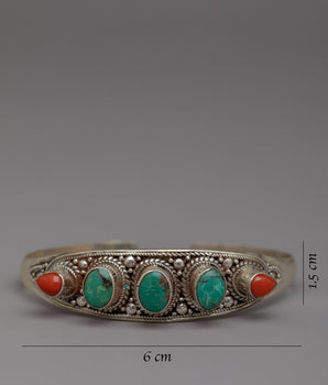 Handmade Silver Alloy Tone Bracelet | A Stylish and Unique Accessory for Every Occasion