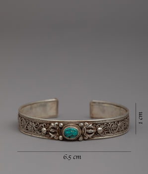 Silver Alloy Handcrafted Trending Bracelet | Stylish and Unique Accessories