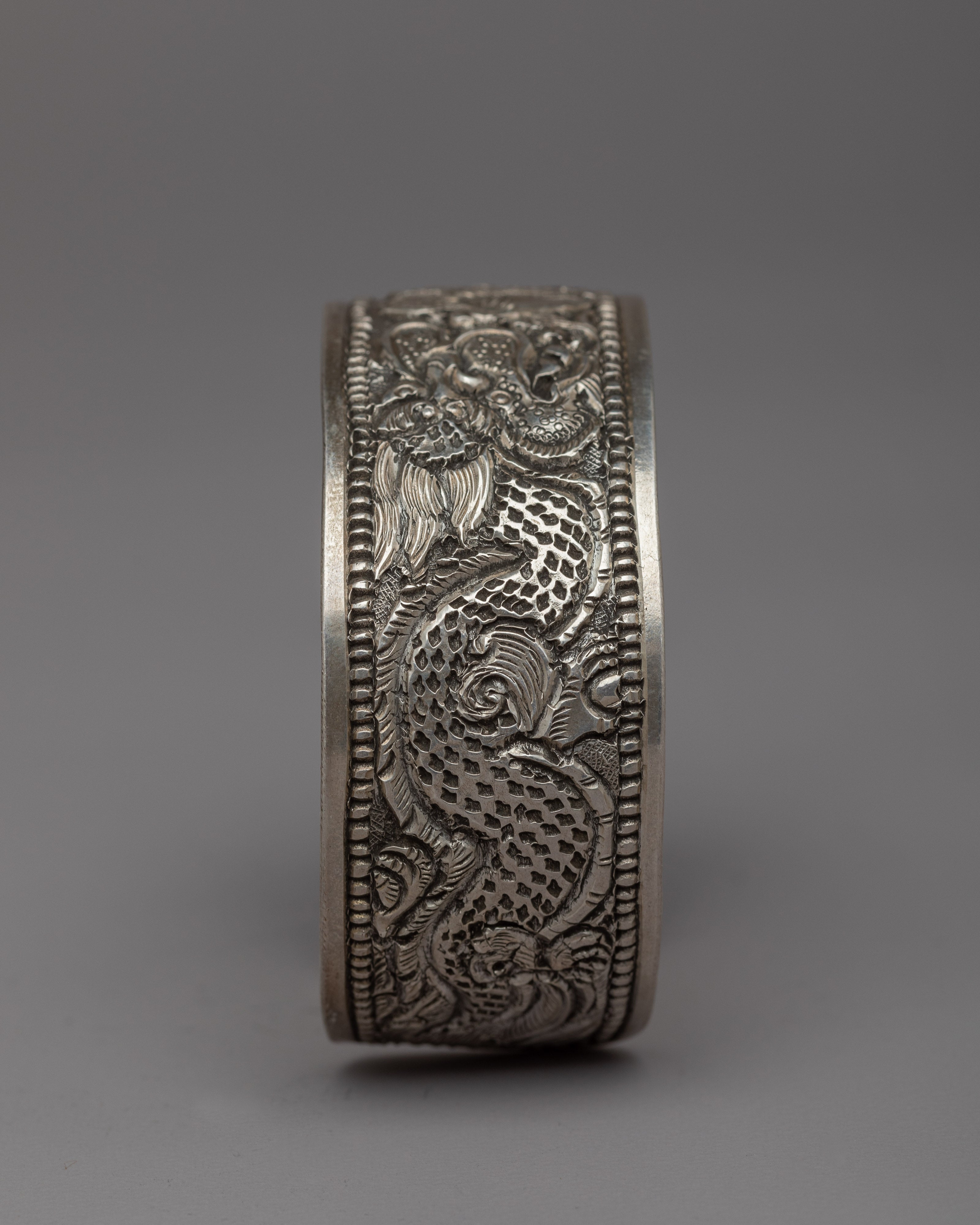Tibetan Sterling Silver Bracelet for Men and Women | Buddhist Stylish and Durable Accessory