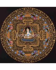 Original Hand Pained White Tara Mandala Thangka