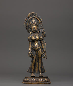 Tibetan Green Tara Sculpture