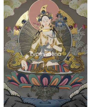 Hand-Painted White Tara