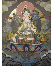 Hand-Painted White Tara