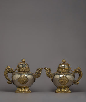 Tibetan Tea Pot Set | Elevate Your Home Decor with Authentic Tibetan Elegance