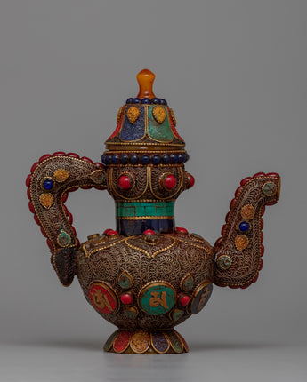 Filigree Stones Tea Pot
