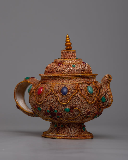 Tibetan Copper Teapot