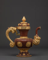 Handcrafted Copper Oxidized Tibetan Teapot