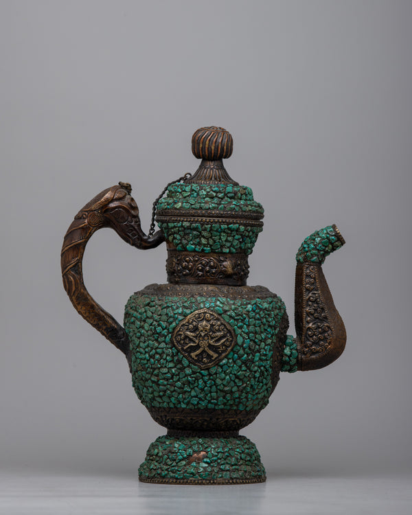 Turquoise Tea Pot