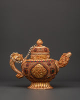 Gemstone Embellished Tea Pot